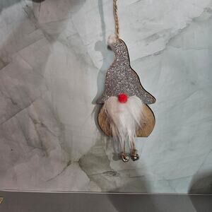 Gnome Christmas Santa Ornament wit Christmas Tree